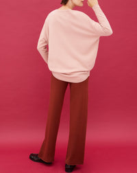 Pull ras de cou oversize en cachemire - Azuki