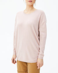Oversized cashmere crew neck jumper - Pétale