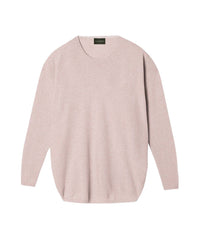 Oversized cashmere crew neck jumper - Pétale