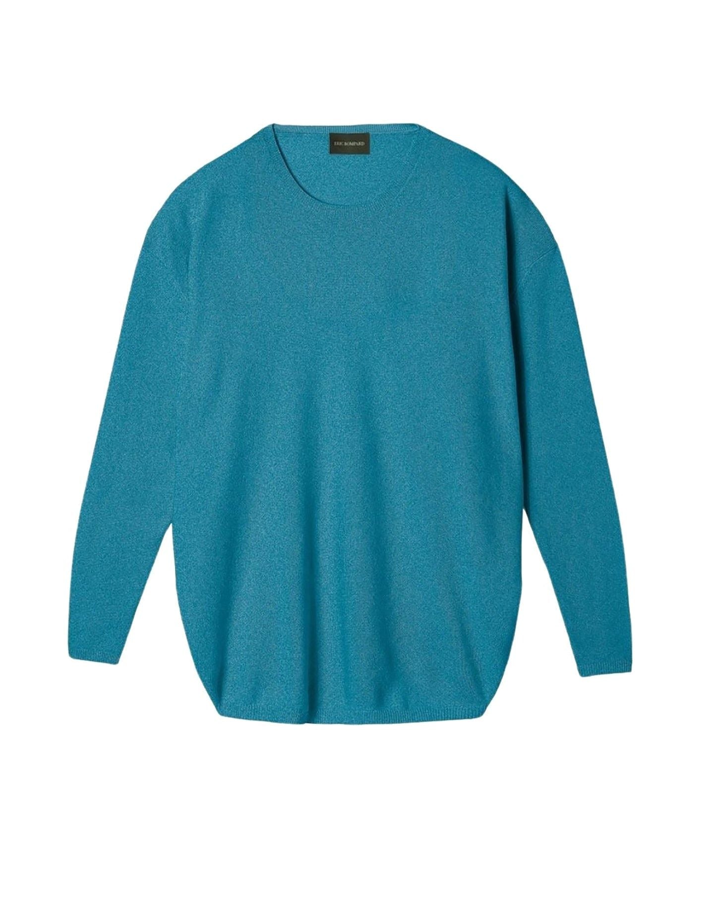Pull ras de cou oversize en cachemire - Vetiver