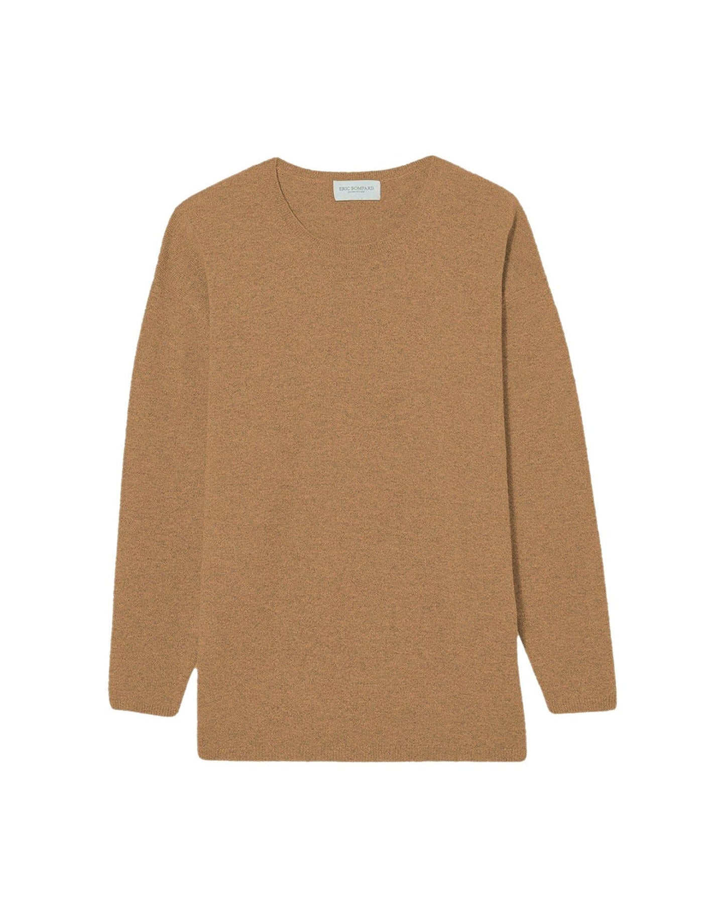 Pull ras de cou oversize en cachemire - Camel