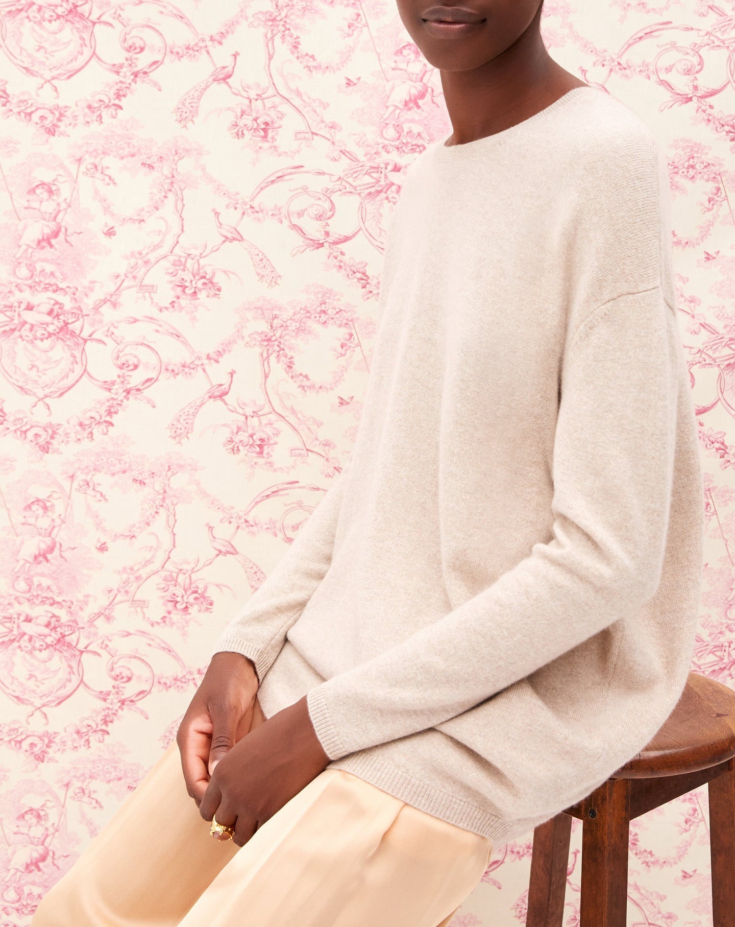Oversized cashmere choker - Zanskar