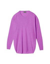 Oversized cashmere crew neck jumper - Allium
