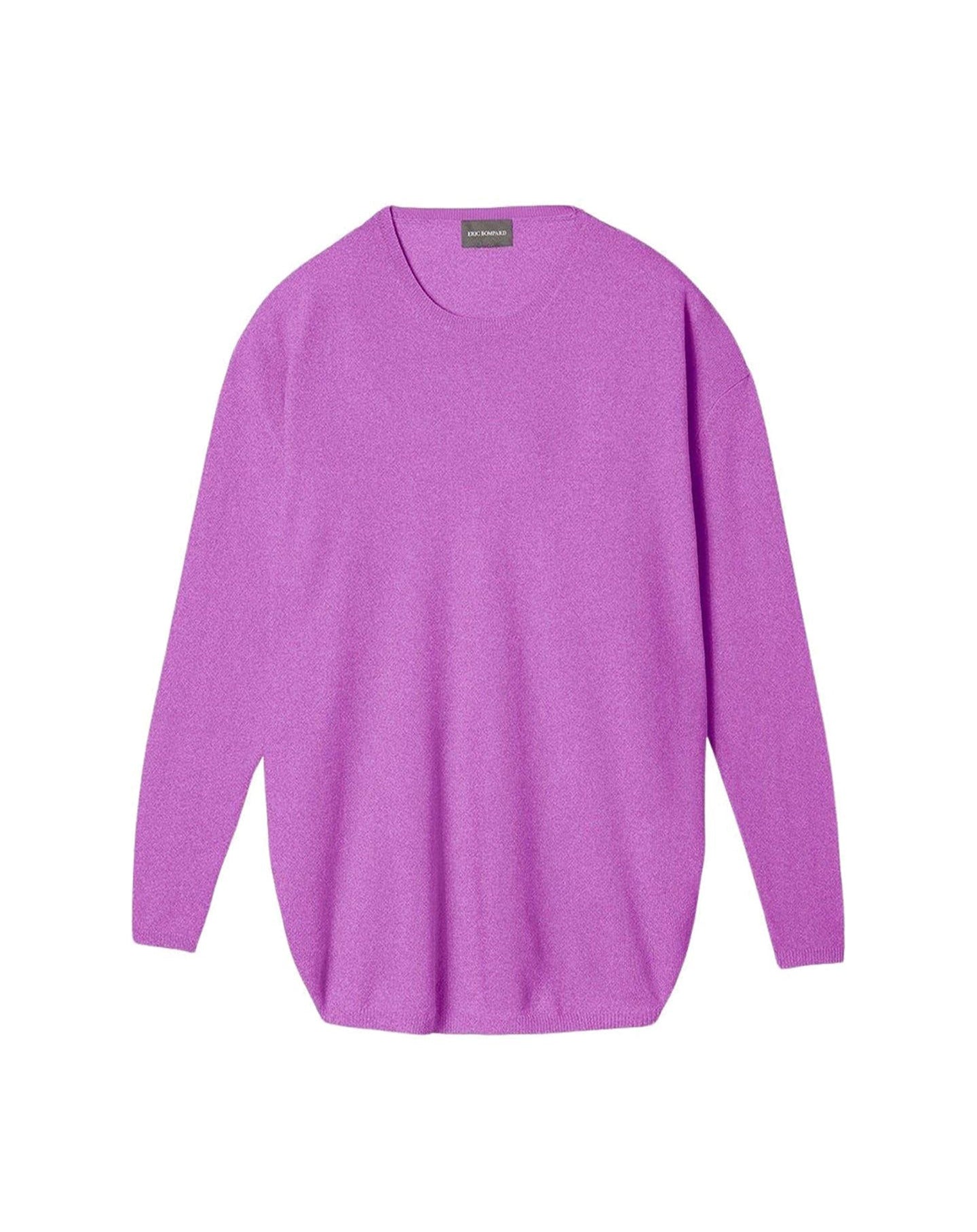Oversized cashmere crew neck jumper - Allium