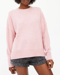 Pull ras de cou Mouline en cachemire - Sorbet & Aubepine chiné