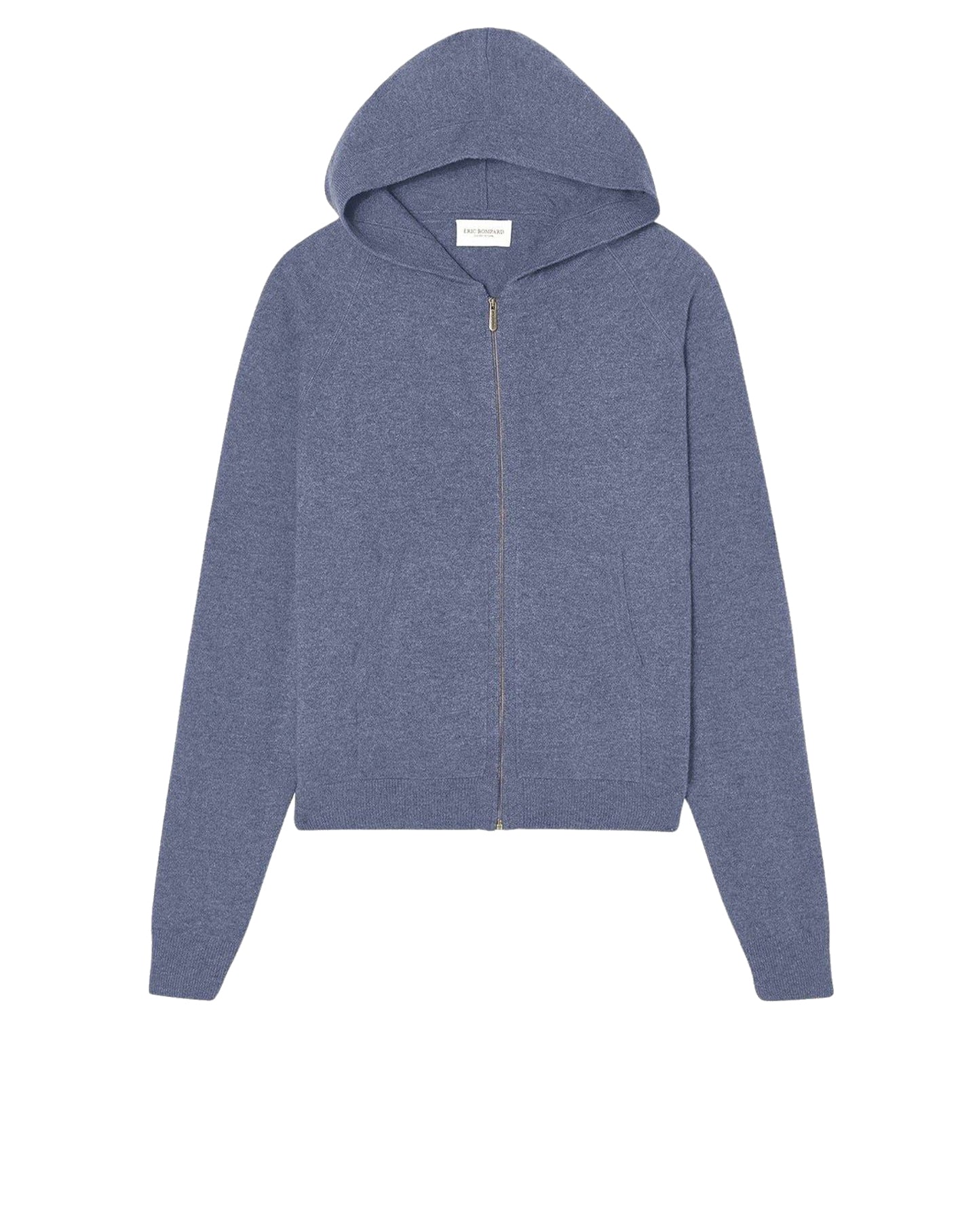 Sweat à capuche casual en cachemire - Denim