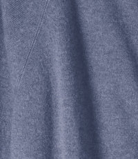 Sweat à capuche casual en cachemire - Denim