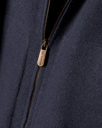Sweat à capuche casual en cachemire - Denim