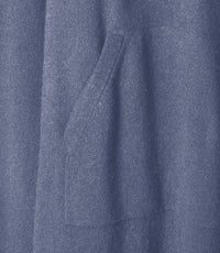 Cashmere hoodie dress - Denim