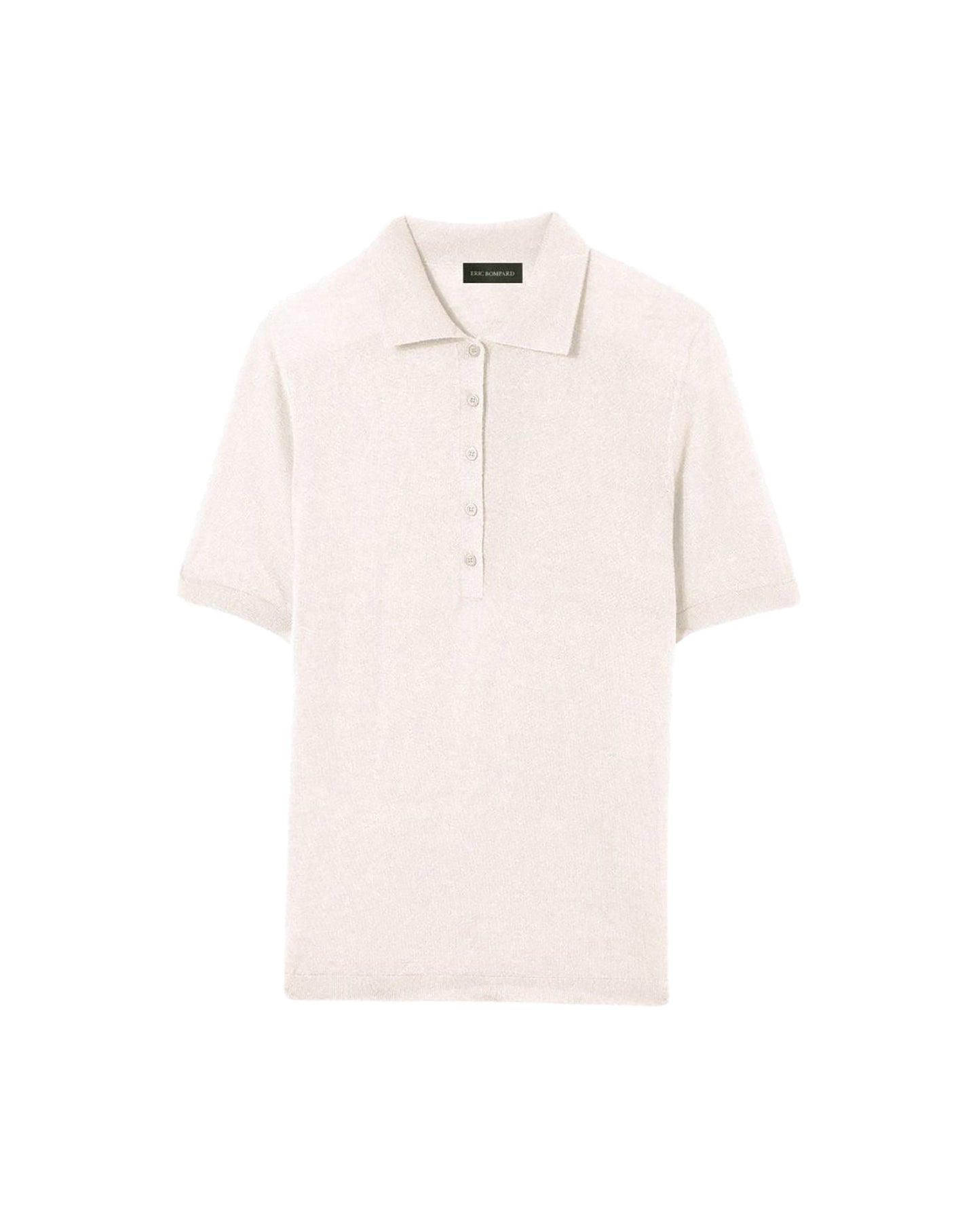 Polo Manches Courtes 5 Boutons - Naturel
