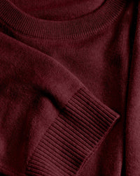 RECO90Maxi ras de cou manches courtes contemporain - Rouge