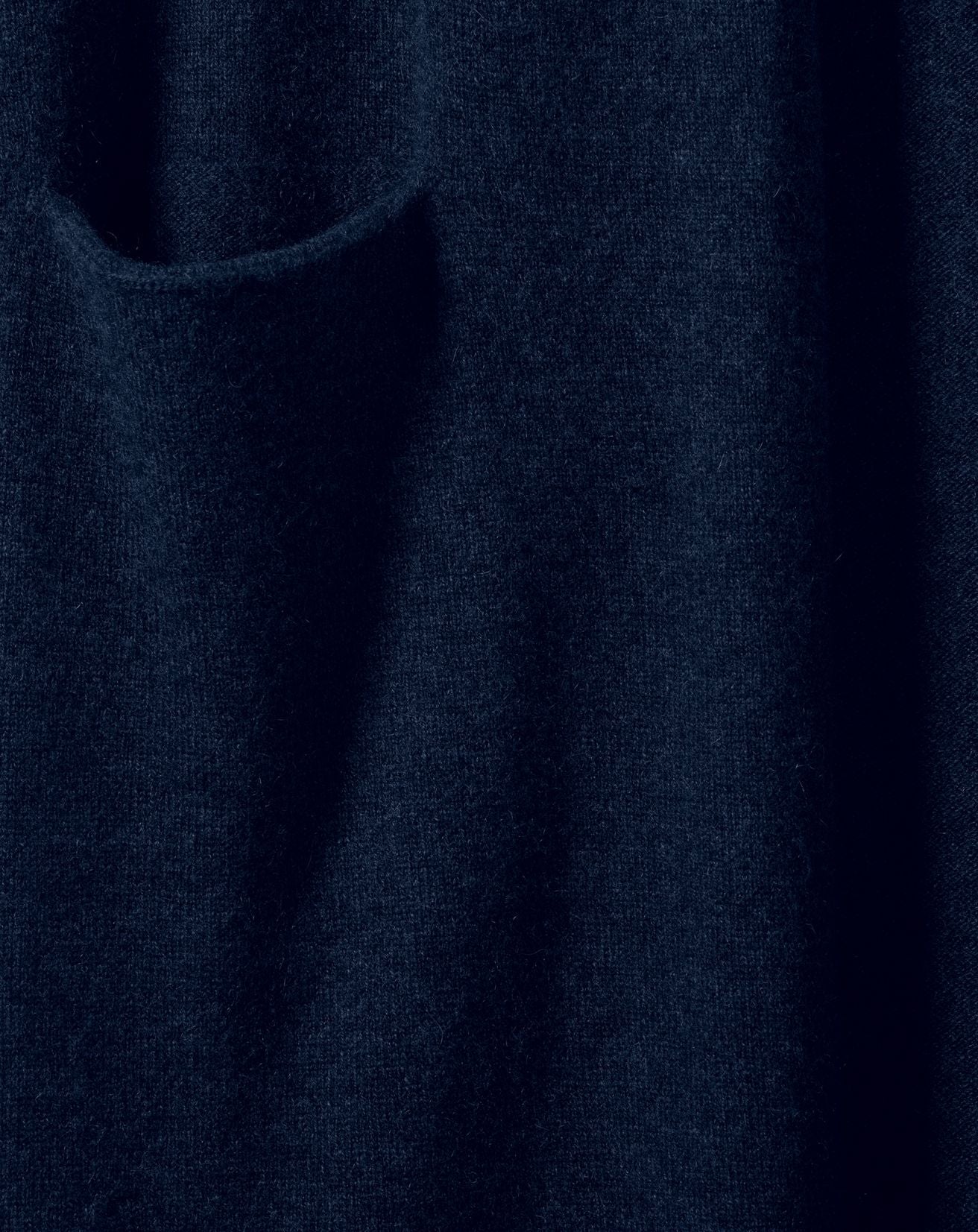 Long cashmere jacket - Navy