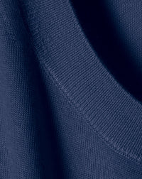 Ultra-fine cashmere crew neck jumper - Indigo