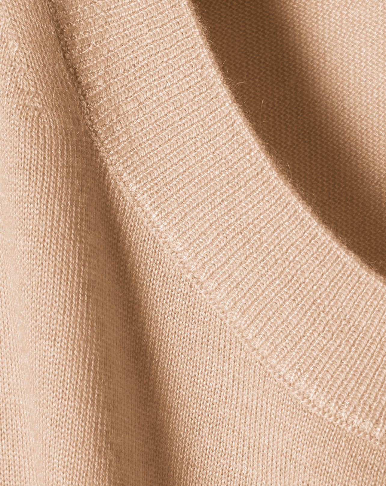 Ultra-fine cashmere crew neck jumper - Sepia