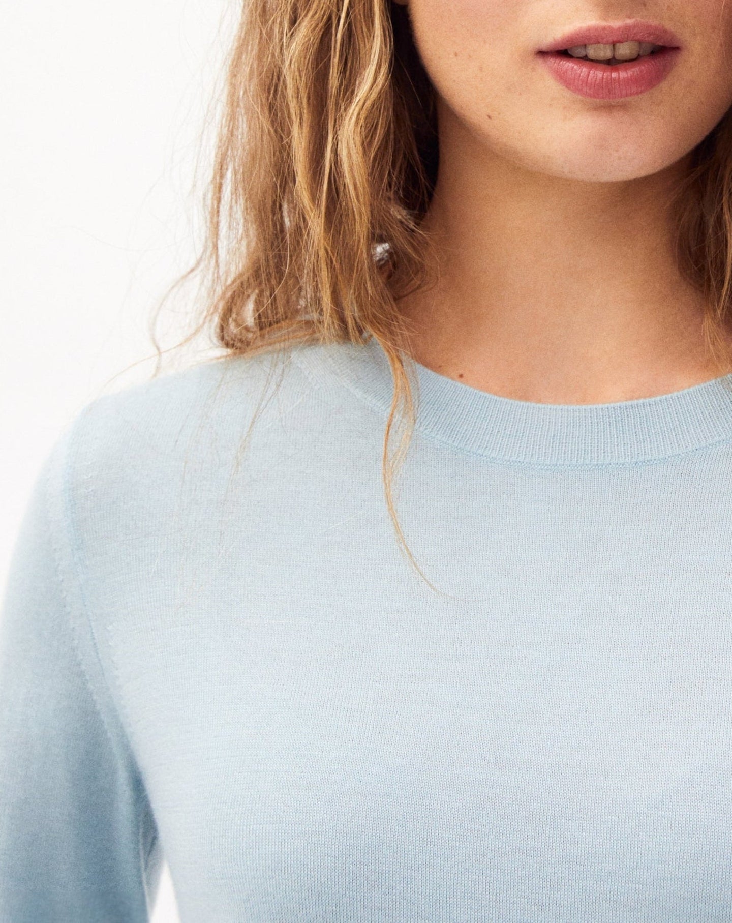 Ultra-fine cashmere crew neck jumper - Jean