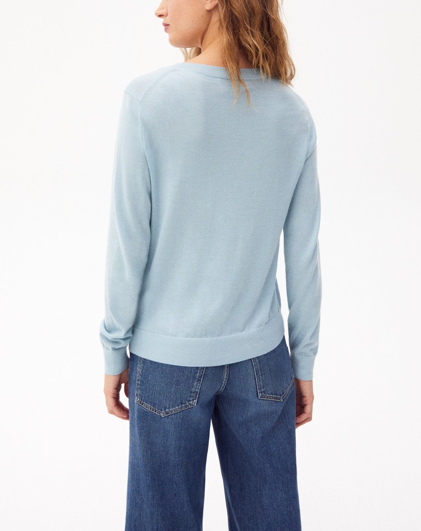 Ultra-fine cashmere crew neck jumper - Jean
