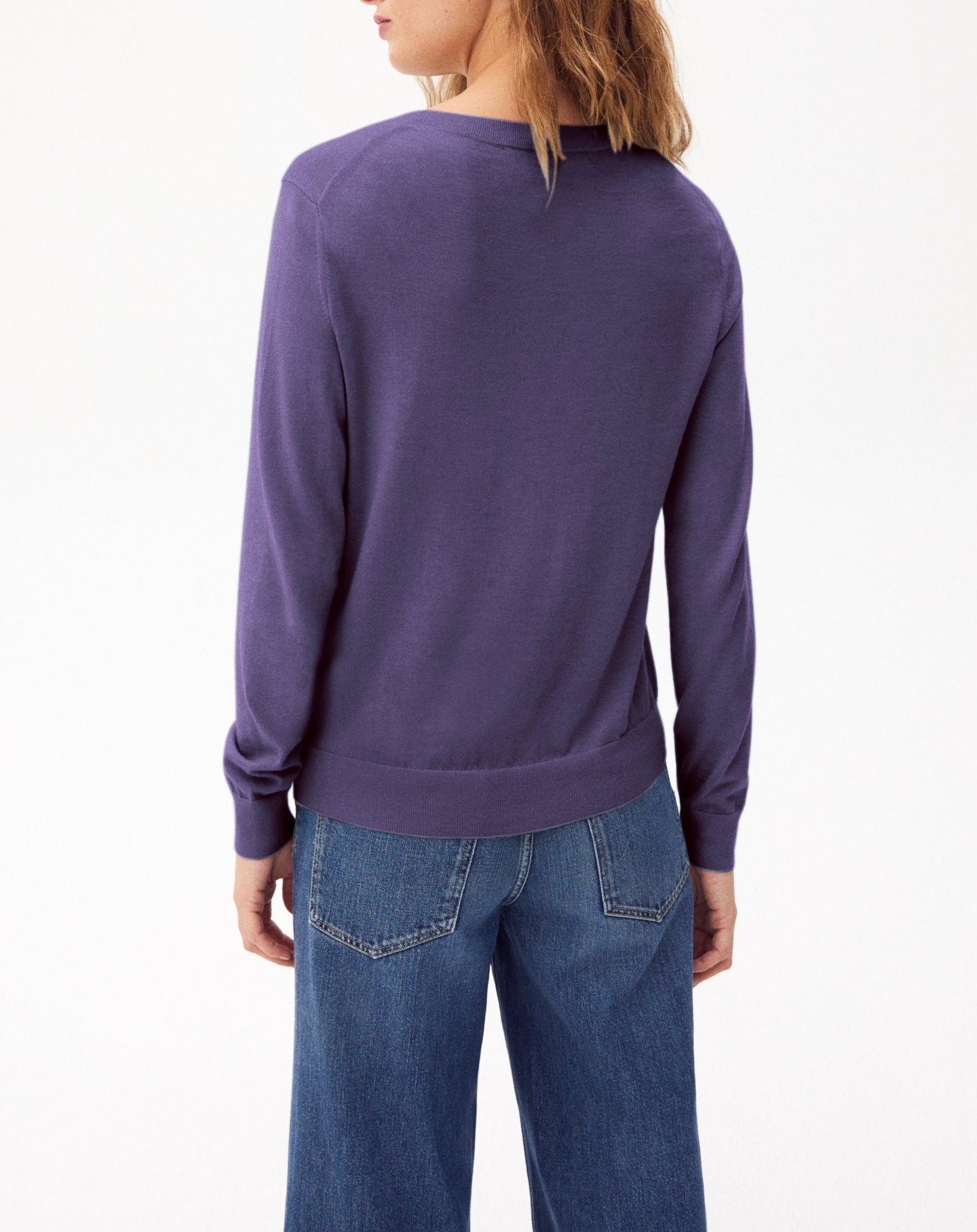 Pull ras de cou ultrafin en cachemire - Guenievre