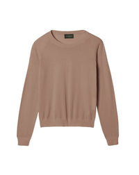 Pull ras de cou ultrafin en cachemire - Coriandre