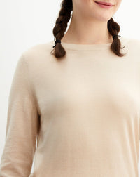 Ultra-fine cashmere crew neck jumper - Electric Blue
