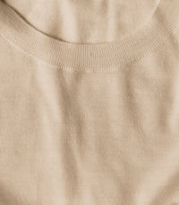 Ultra-fine cashmere crew neck jumper - Nougat