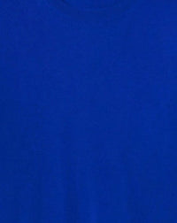 Ultra-fine cashmere crew neck jumper - Electric Blue