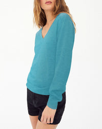 Contemporary ultra-fine cashmere jumper - Vetiver