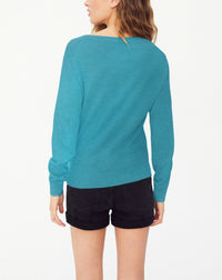 Contemporary ultra-fine cashmere jumper - Vetiver