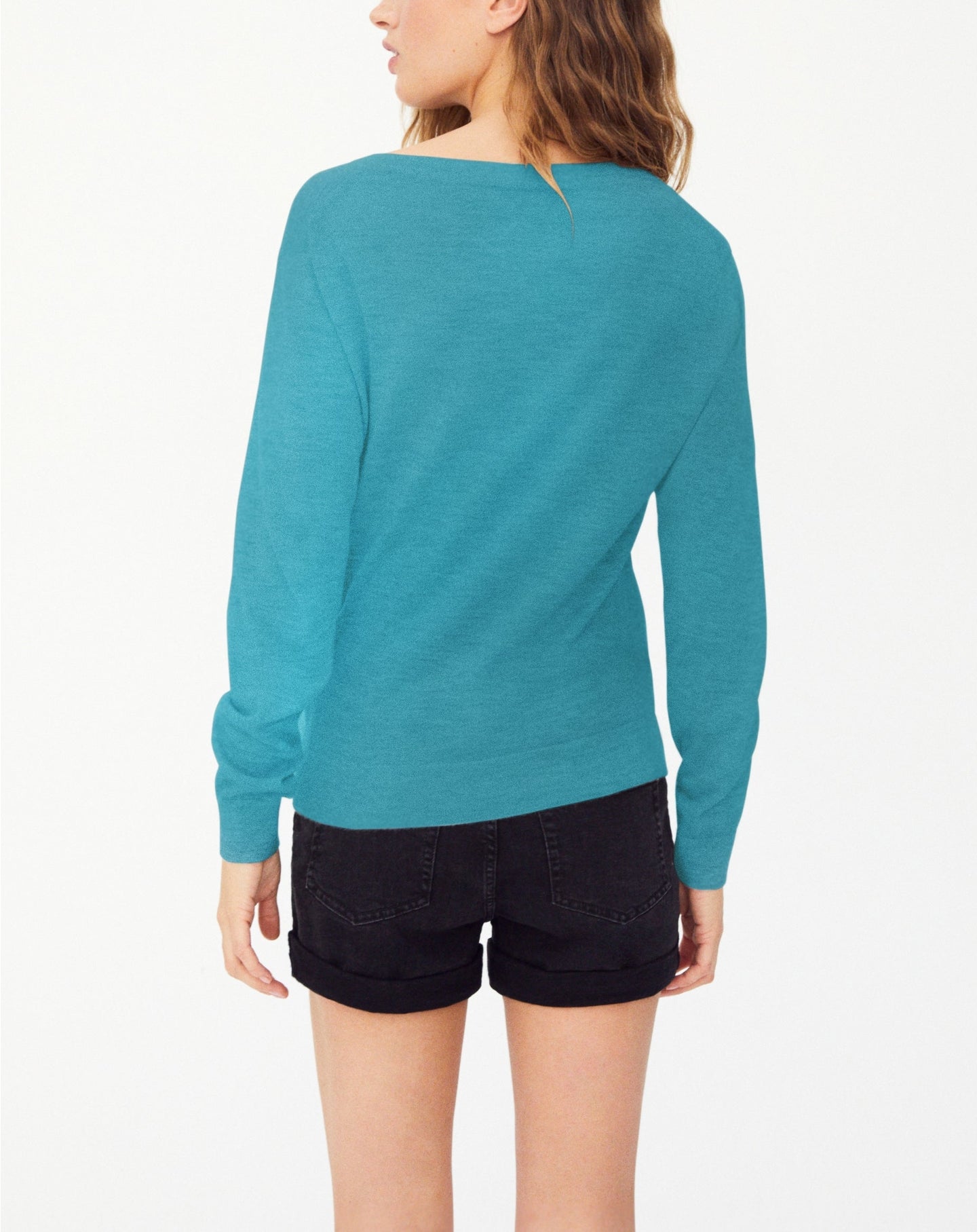 Contemporary ultra-fine cashmere jumper - Vetiver