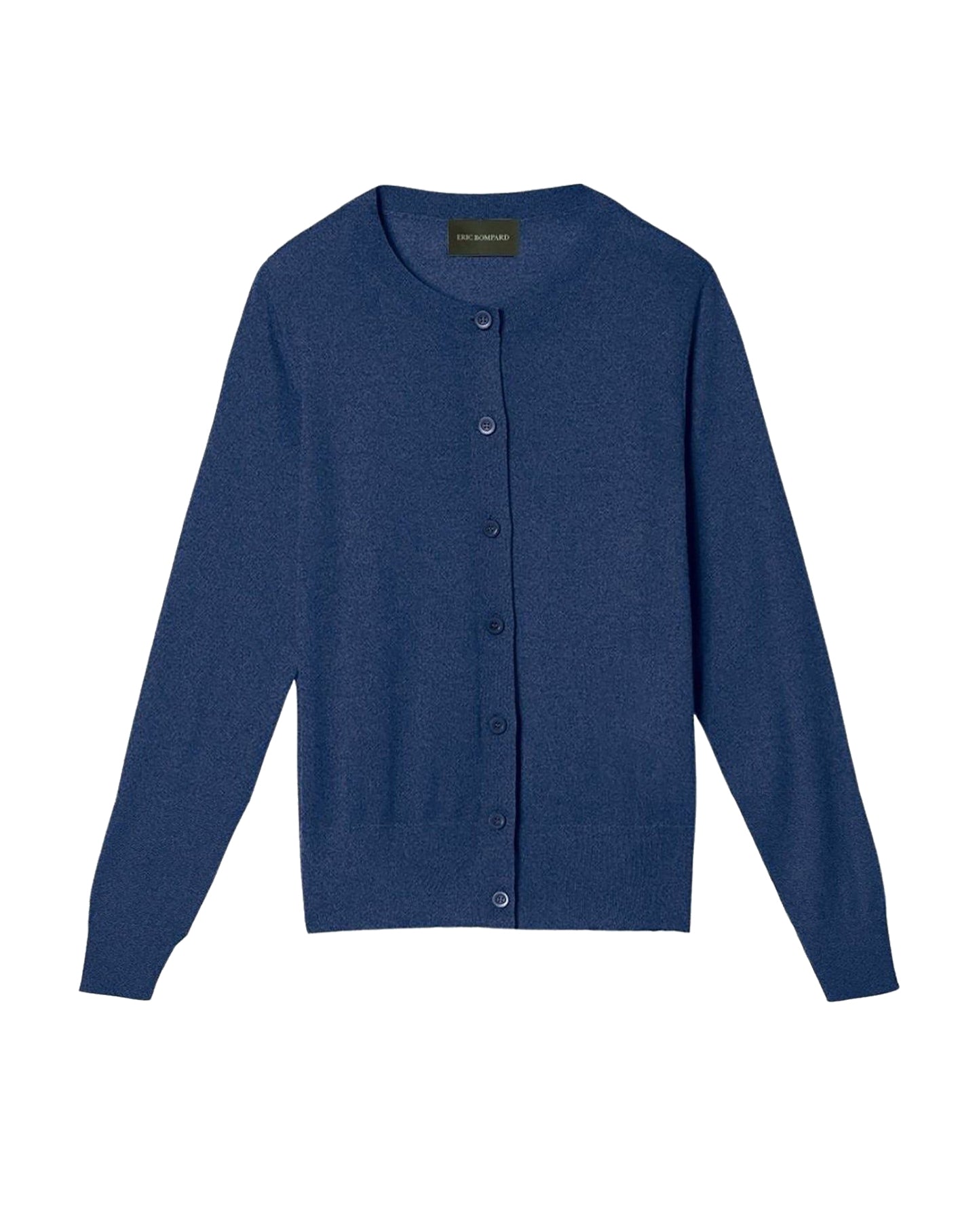 Ultra-fine cashmere cardigan - Indigo
