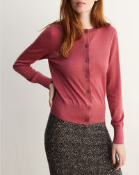RECO125Cardigan Ultrafin - Bois De Rose