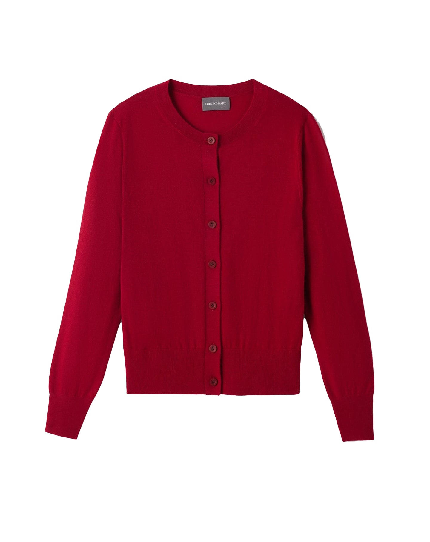 Ultra-fine cashmere cardigan - Guarana Red