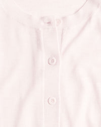 Ultra-fine cashmere cardigan - Aubepine mottled