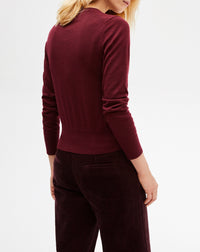 Ultra-fine cashmere cardigan - Dahlia