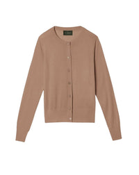 Ultra-fine cashmere cardigan - Coriander
