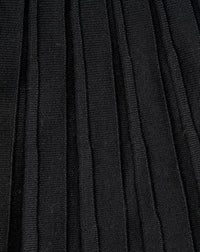 Short pleated silk skirt - Anthracite