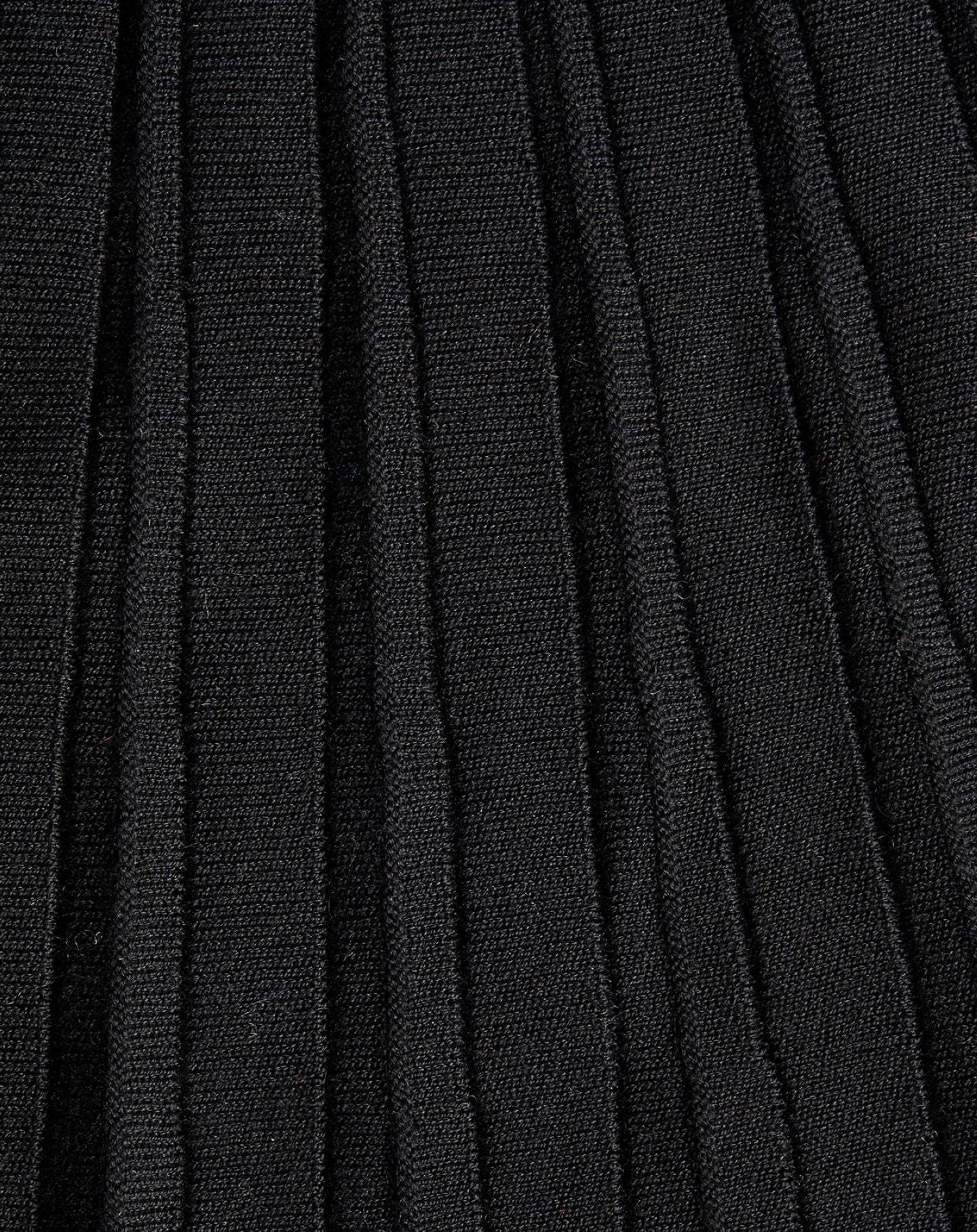 Short pleated silk skirt - Anthracite