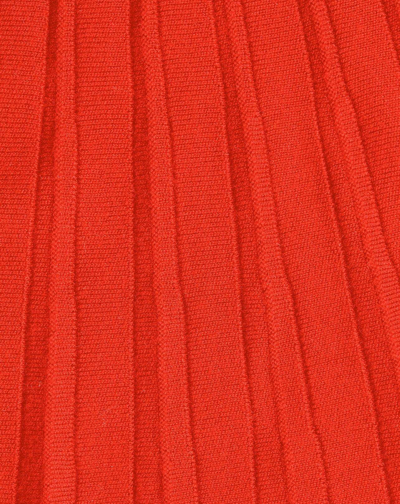 Pleated silk skirt - Fire