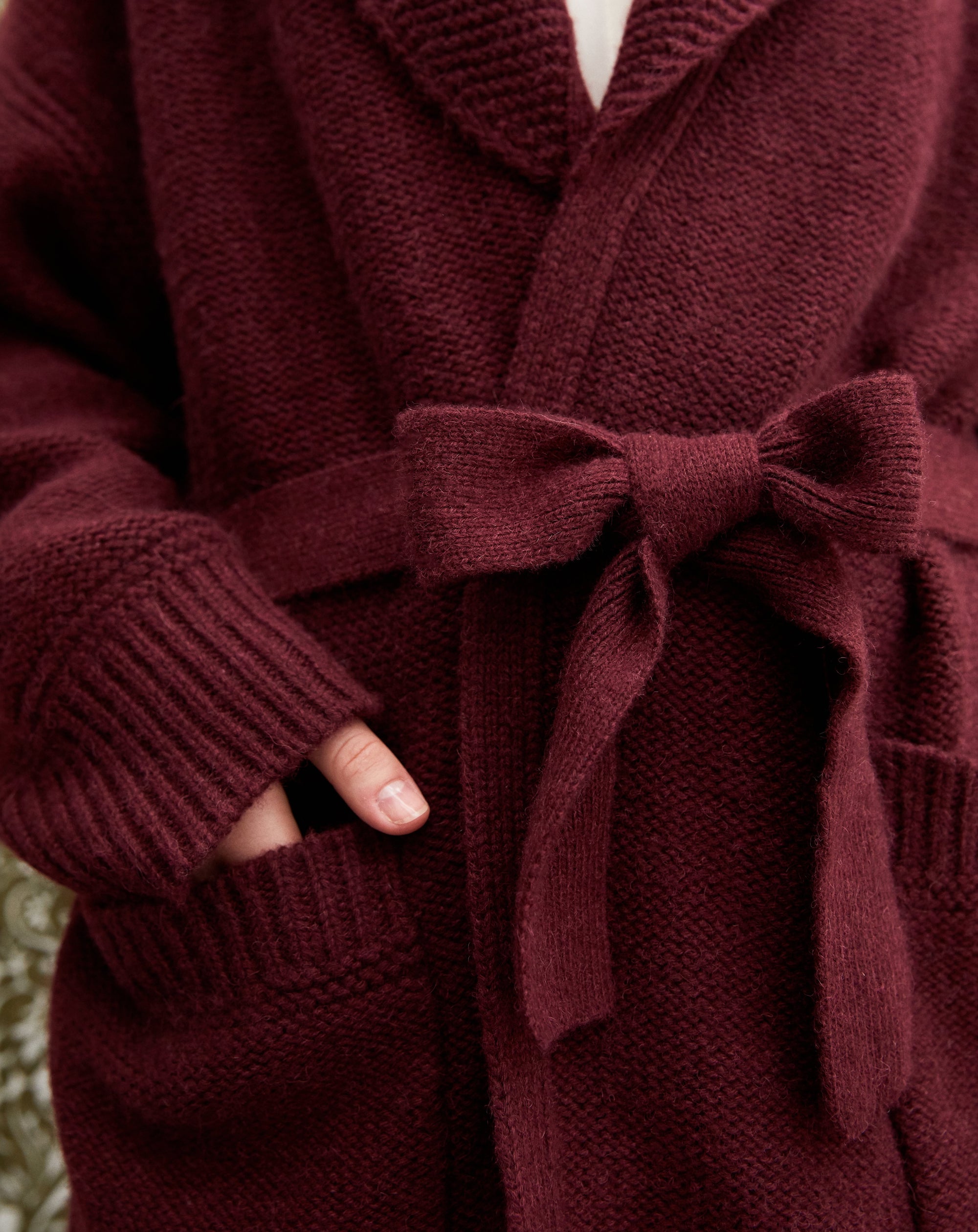 Alpaca and cashmere choker jacket - Azuki
