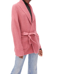 Warm jacket in alpaca and cashmere - Bois de Rose