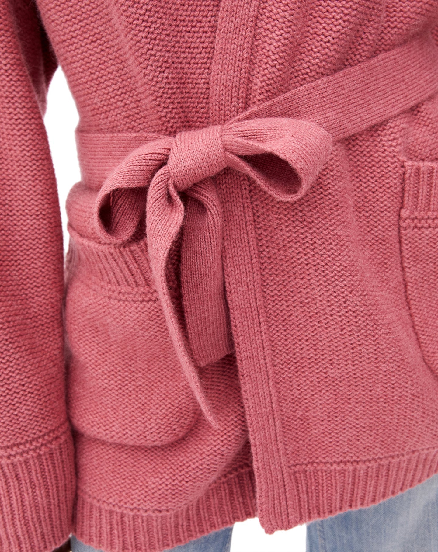 Warm jacket in alpaca and cashmere - Bois de Rose