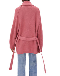 Warm jacket in alpaca and cashmere - Bois de Rose