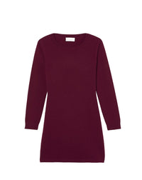 Cashmere boat-neck dress - Dahlia
