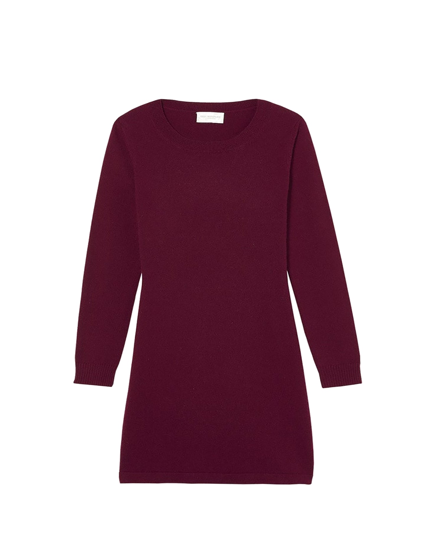 Cashmere boat-neck dress - Dahlia