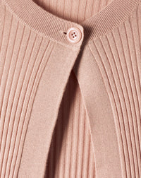 Cashmere and silk ribbed cardigan - Make Up