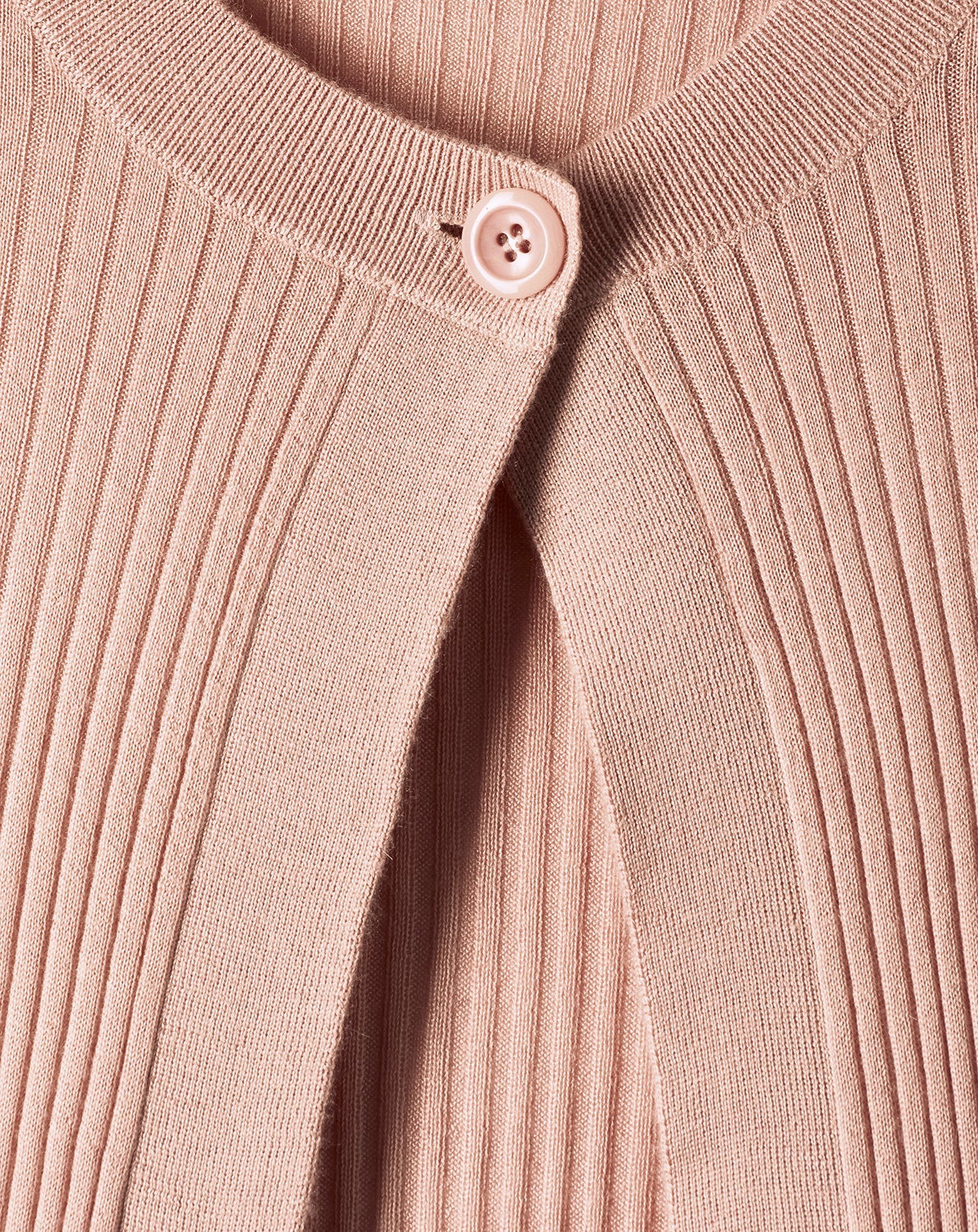 Cashmere and silk ribbed cardigan - Make Up