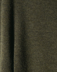 Pull ras de cou sans coutures en cachemire - Kaki
