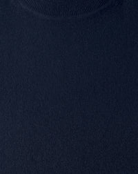 Ultra-fine cashmere turtleneck jumper - Navy