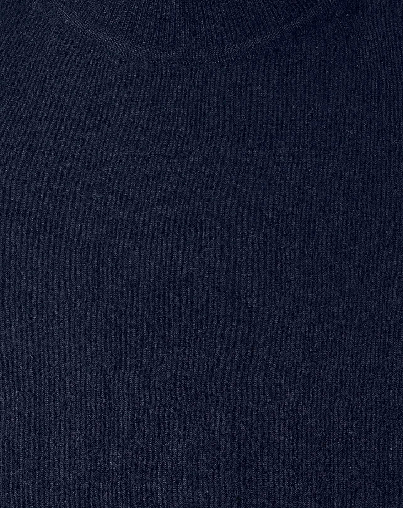 Ultra-fine cashmere turtleneck jumper - Navy