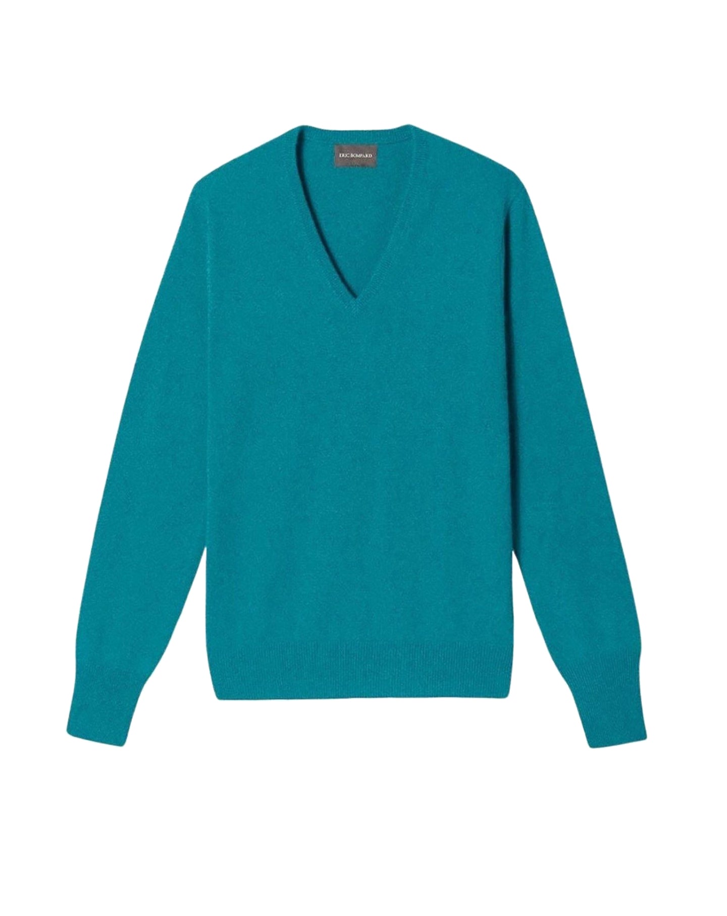 Classic cashmere V-neck jumper - Yucca
