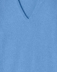 Classic cashmere jumper - Bleu Egée